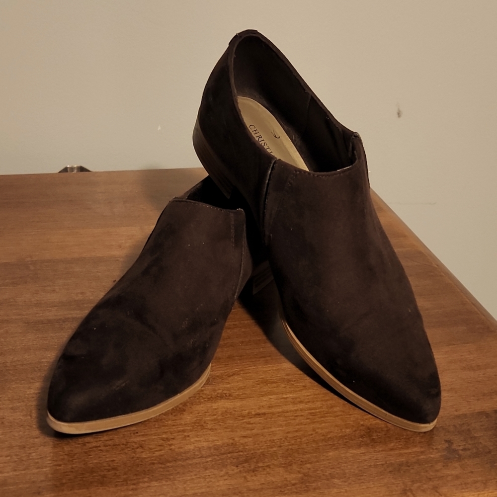 Brown booties